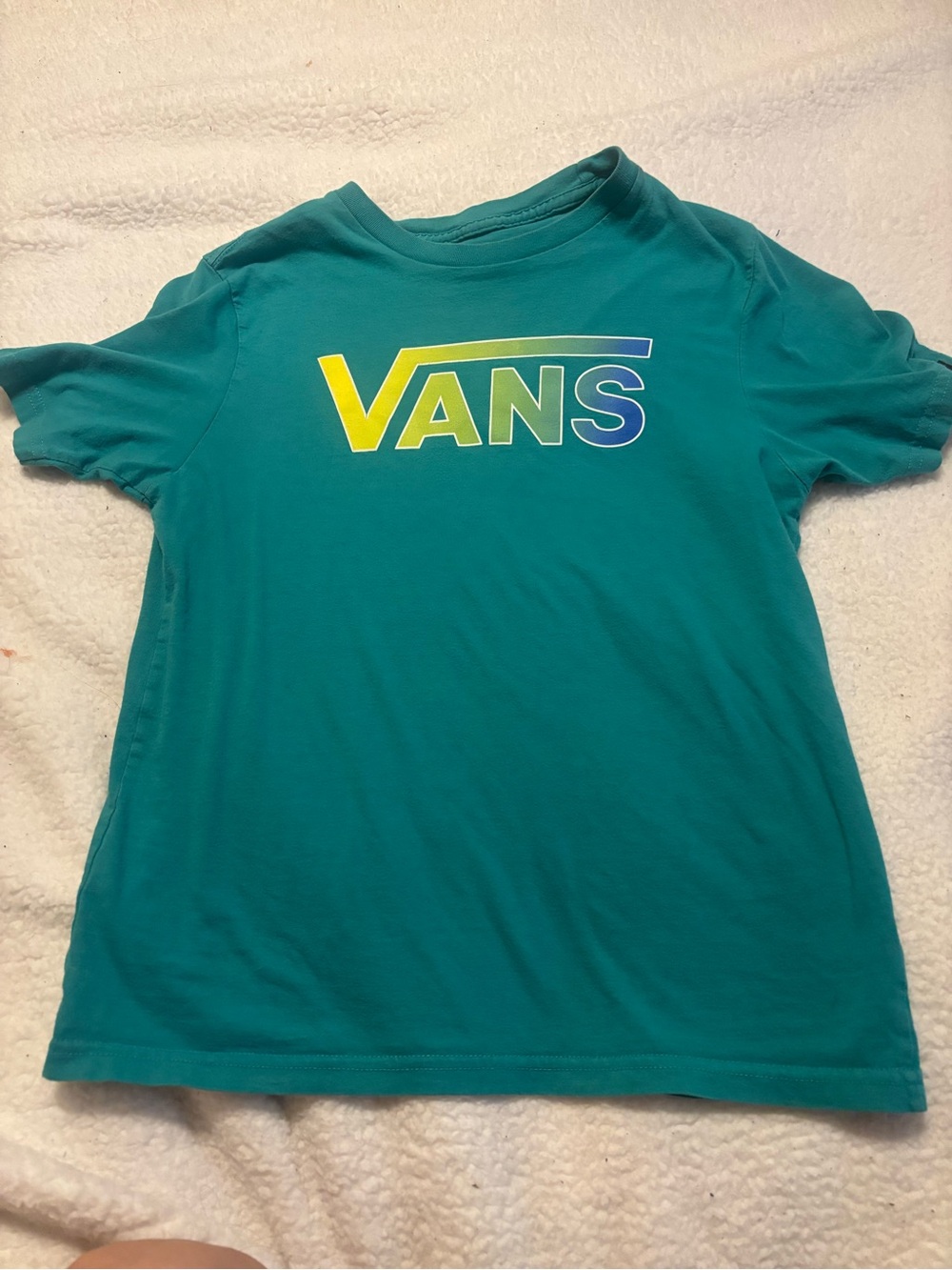 Vans Kids Teal Short Sleeve Logo Tee